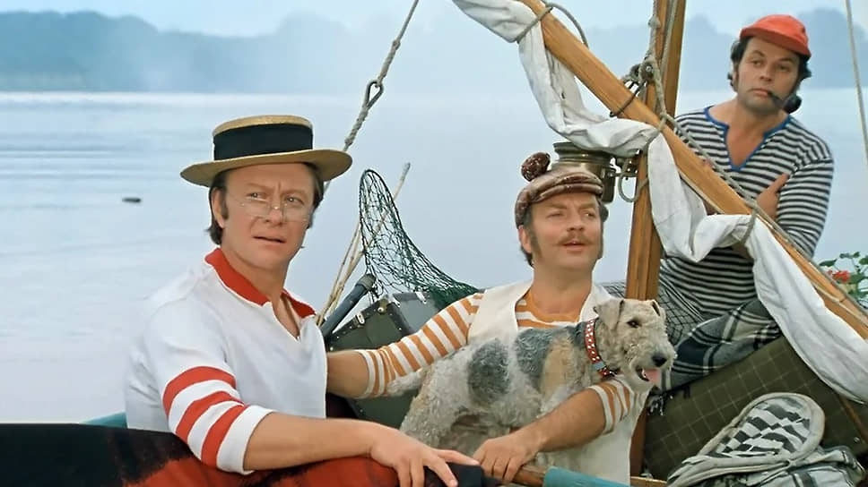 Кадр из фильма «Трое в лодке, не считая собаки» (1979) 