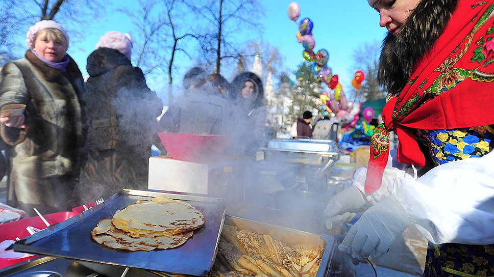 Празднование Масленицы в Ярославле