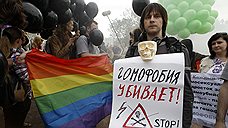 Геи и гомофобы встретились в Санкт-Петербурге