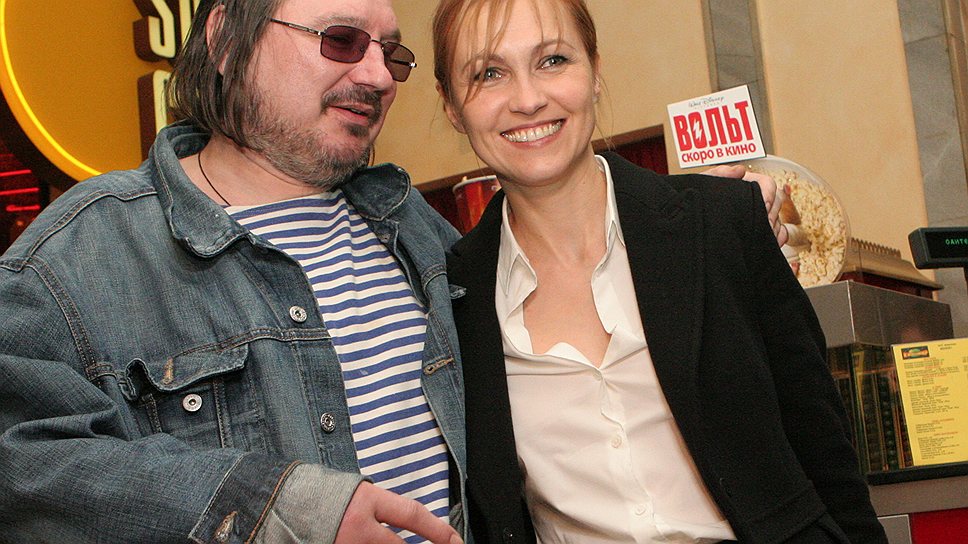 Режиссер Алексей Балабанов и актриса Ингеборга Дапкунайте на премьере фильма &quot;Морфий&quot;