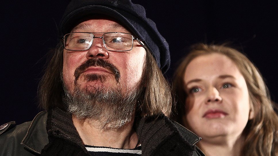 Режиссер Алексей Балабанов и актриса Алиса Шитикова на премьере фильма &quot;Я тоже хочу&quot; в кинотеатре &quot;Аврора&quot;