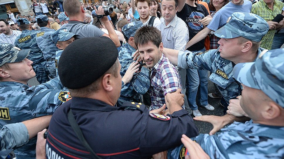Протесты в Москве 18 июля
