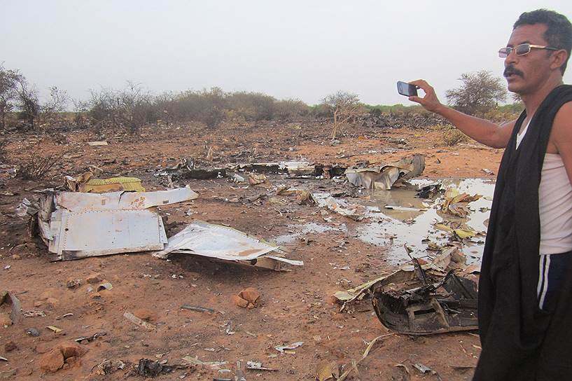 2014 год. Крушение самолета Air Algerie в Мали, погибли 116 человек