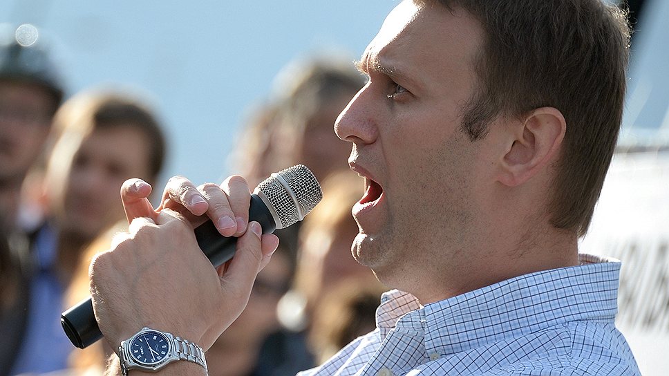 Председатель Координационного совета оппозиции (КСО), кандидат в мэры Москвы Алексей Навальный 