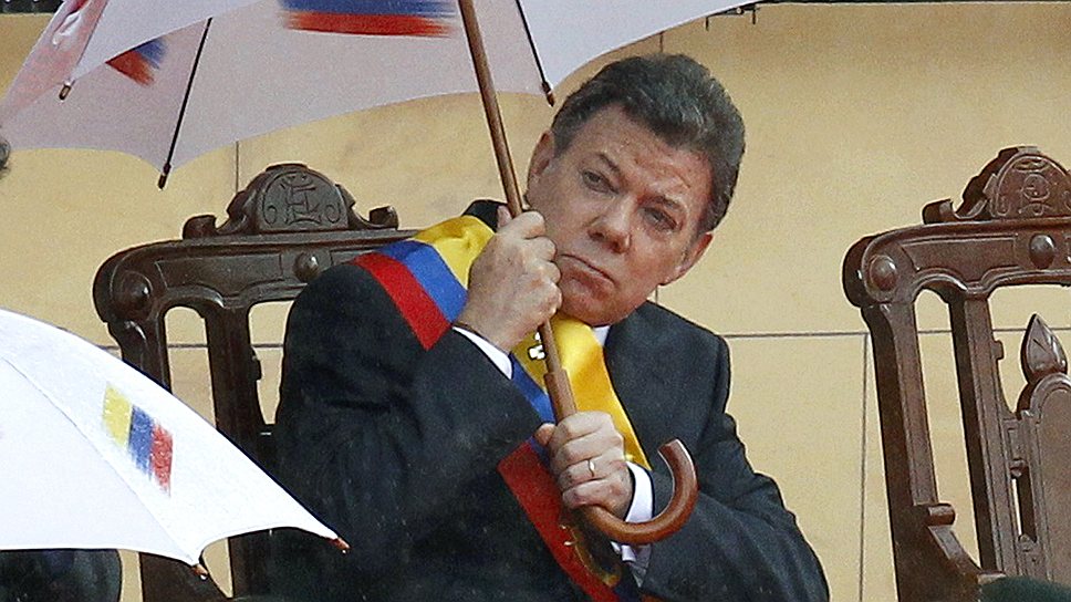 2010 год. Церемония инаугурации президента Колумбии Хуана Мануэля Сантоса