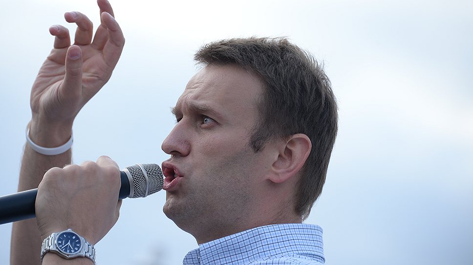 Председатель Координационного совета оппозиции (КСО), кандидат в мэры Москвы Алексей Навальный