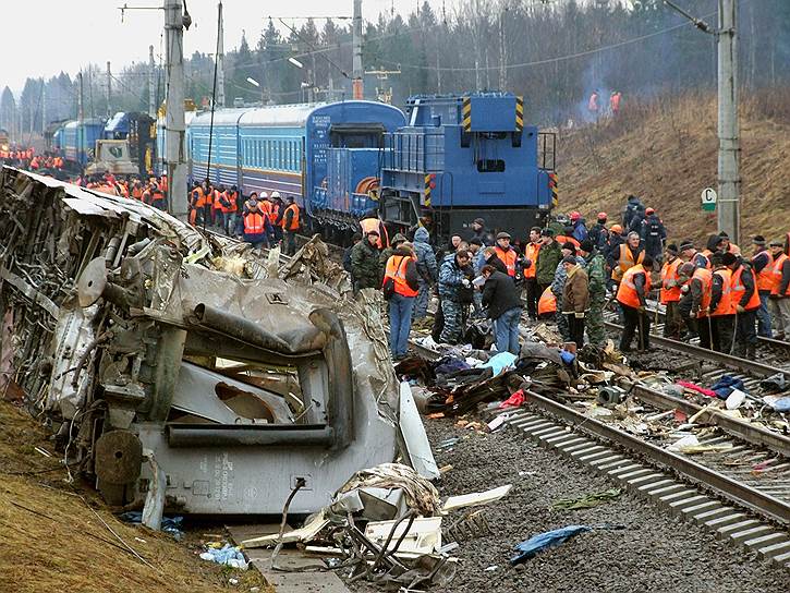 2007 год. Авария поезда «Невский экспресс», следовавшего по маршруту Москва—Санкт-Петербург. В результате подрыва железнодорожного полотна самодельным взрывным устройством не менее 60 пассажиров получили травмы