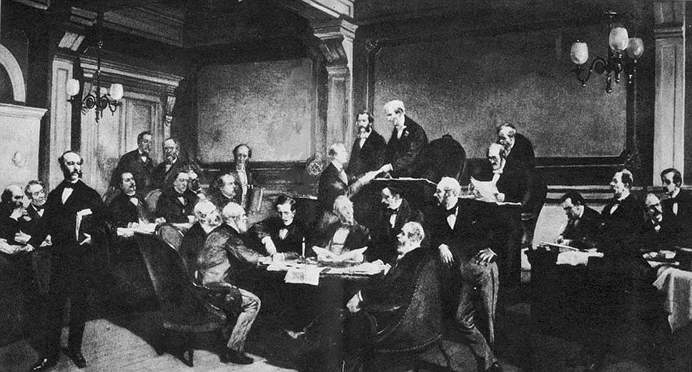 1864 год. Подписание первой Женевской конвенции