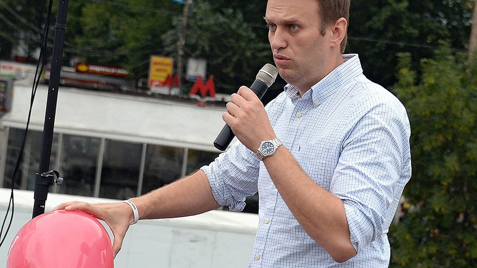 Кандидат в мэры Москвы Алексей Навальный, выдвигается от «РПР-Парнас»