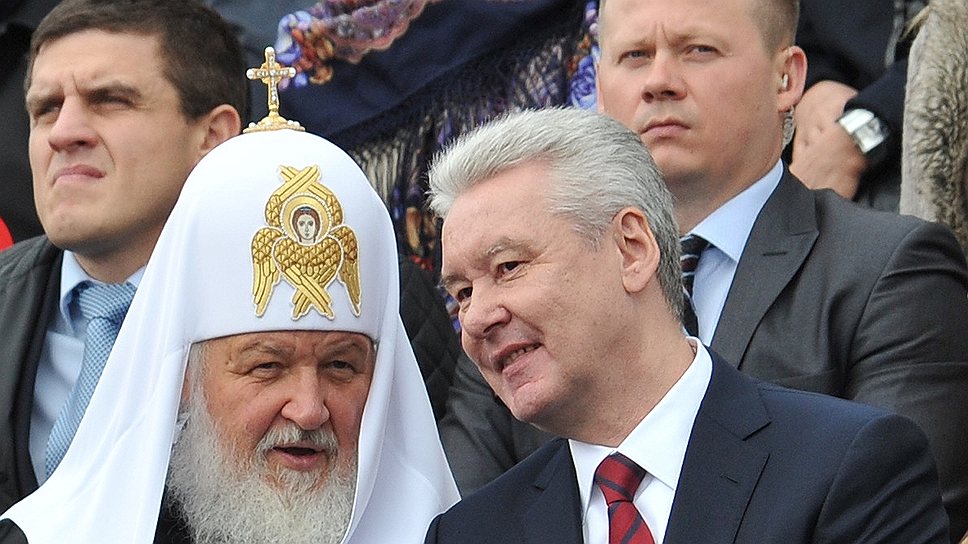 На открытии праздника присутствовали врио мэра столицы Сергей Собянин и патриарх Кирилл
