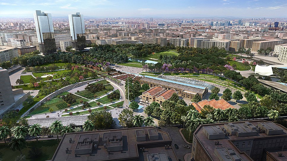 Парк Valencia Parque Central в Валенсии