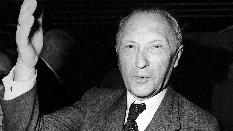 Конрад Аденауэр был ярым противником Гитлера и философии национал-социализма. В 1933 году ушел со своих постов по этой причине. Это привело к тому, что в 1934 и 1944 годах Аденауэр был арестован гестапо как непримиримый противник