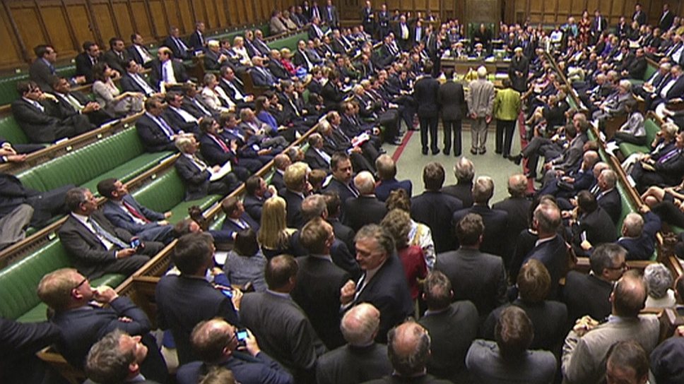 29 августа 2013 года британский парламент проголосовал против военного вмешательства в сирийский конфликт