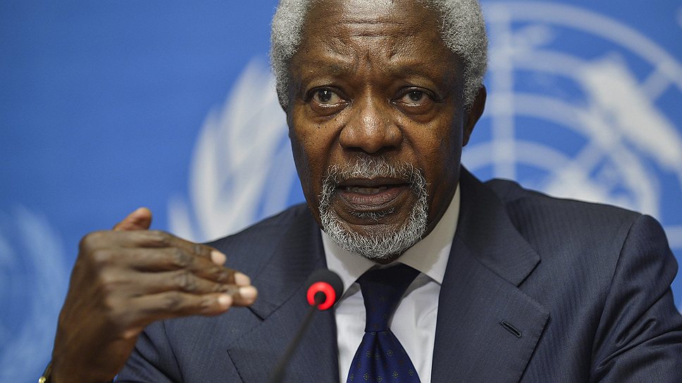 2 августа 2012 года спецпредставитель ООН и Лиги арабских государств (ЛАГ) Кофи Аннан, выступавший посредником в урегулировании сирийского кризиса, сложил свои полномочия 