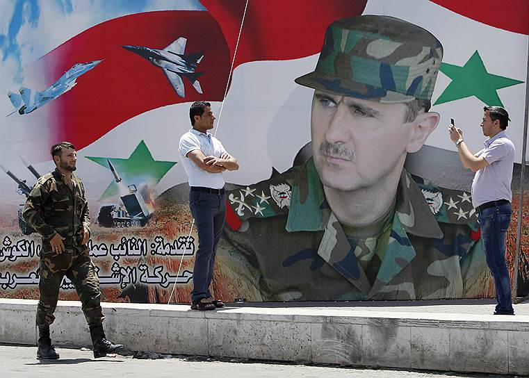 7 мая 2014 года официально стартовала предвыборная кампания кандидатов на пост президента: действующего главы государства Башара Асада, депутата-коммуниста Махера Абдель Хафиз Хаджара и либерала Хасана Абдель Илляхи ан-Нури
