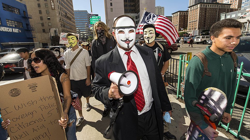 В 2012 году американский журнал Time включил Anonymous в список ста наиболее влиятельных людей года