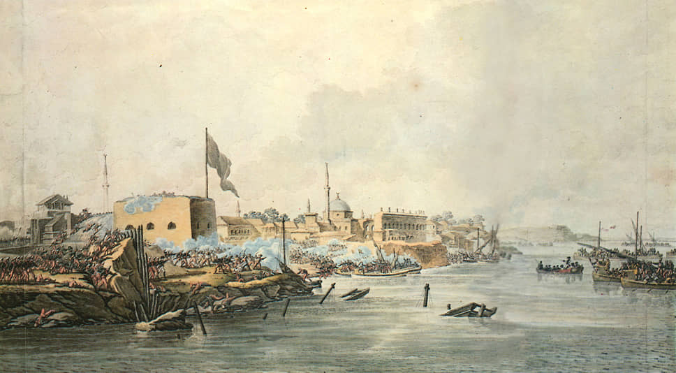1790 год. Русские войска под командованием генерал-аншефа Александра Суворова взяли штурмом турецкую крепость Измаил