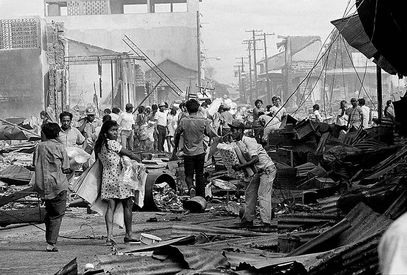 1972 год. Землетрясение магнитудой 6,5 баллов разрушило столицу Никарагуа — Манагуа. Погибло свыше 10 тыс. человек