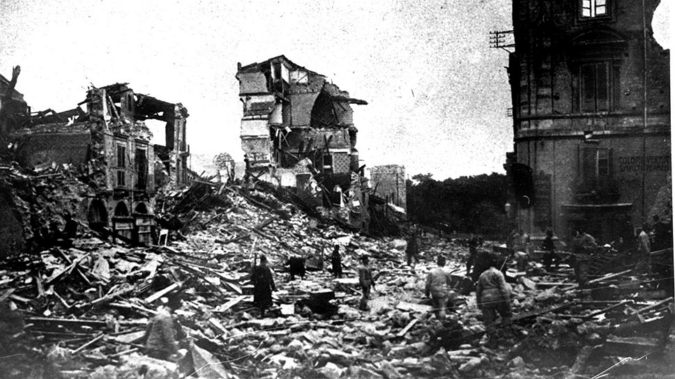 28 декабря 1908 года, Мессалина, Италия. Одно из крупнейших землетрясений XX века магнитудой 7,5. Погибло около 150 тыс. человек