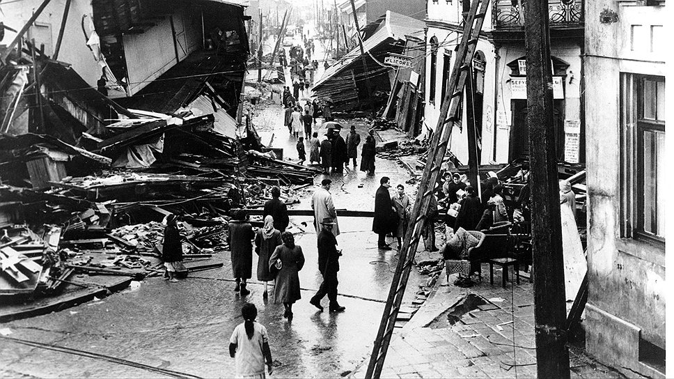 Землетрясение в Чили 22 мая 1960 года. Землетрясение в Чили 1960 ЦУНАМИ.