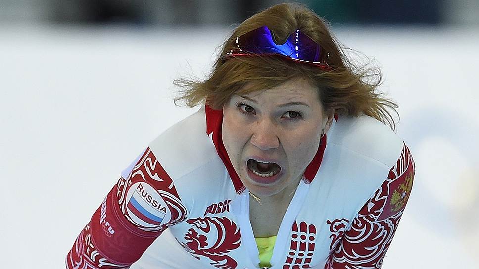 Российская конькобежка Ольга Фаткулина