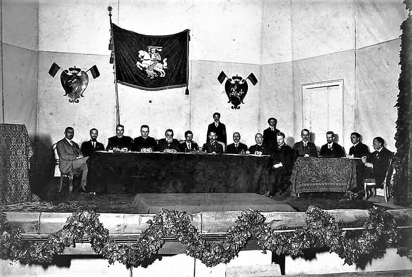 1918 год. Литва провозгласила независимость от России и Германии