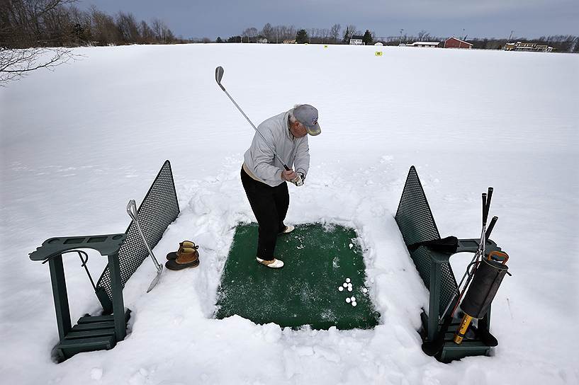 Тренировка по гольфу в Крим-Ридже, Нью-Джерси