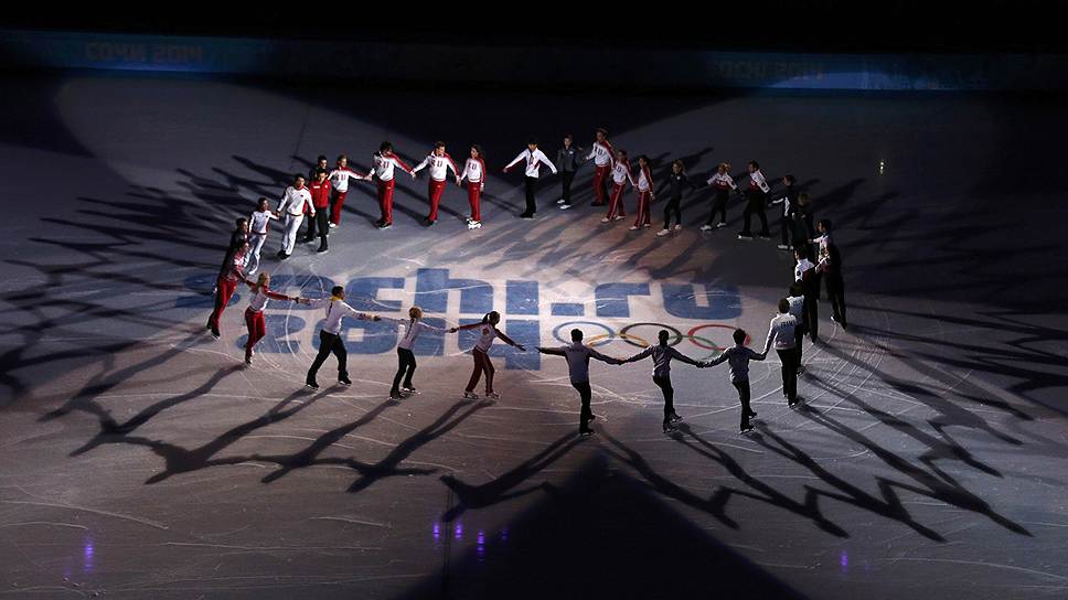 Показательные выступления фигуристов на Олимпиаде в Сочи
