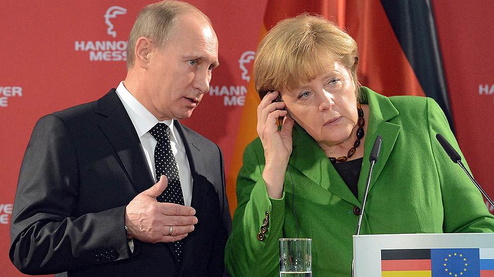 Как Владимир Путин обсудил Украину с Ангелой Меркель ситуацию на Украине
