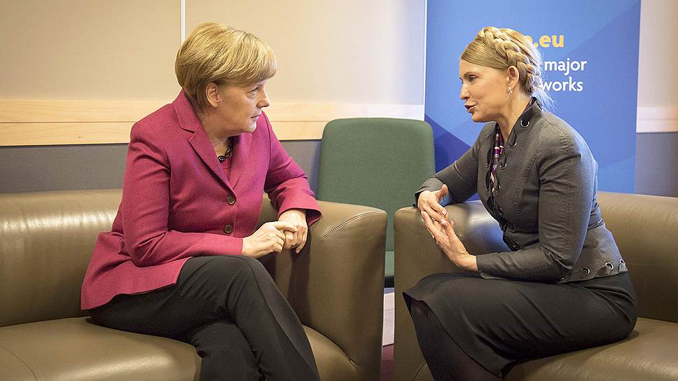 Встреча канцлера Германии Ангелы Меркель и Юлии Тимошенко в Дублине