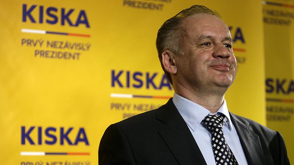 Участник президентских выборов в Словакии Андрей Киска