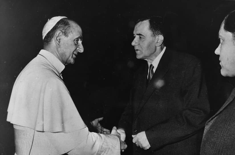 1966 год. В Ватикане прошла встреча папы римского Павла VI и министра иностранных дел СССР Андрея Громыко 