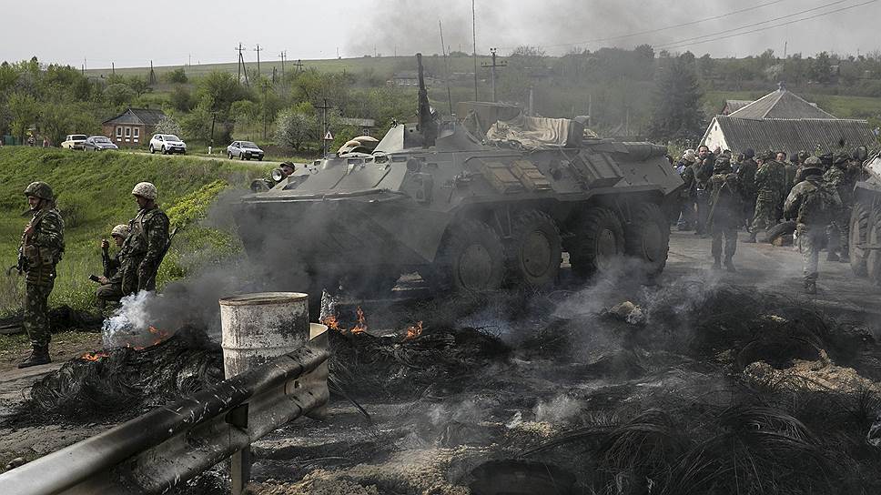 Украинская армия в Славянске, 2 мая