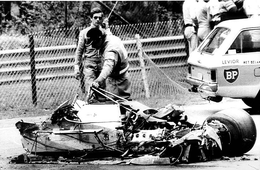8 мая 1982 года во время квалификации Гран-При Бельгии разбился канадец Жиль Вильнев, отец чемпиона мира по автогонкам в классе Формула-1 1997 года Жака Вильнева. После контакта с автомобилем соперника Йохена Масса из Германии Ferrari Вильнева перевернулась в воздухе несколько раз и рухнула на трассу. Сам пилот вылетел из автомобиля. Гонщик скончался в тот же день в госпитале из-за перелома позвоночника