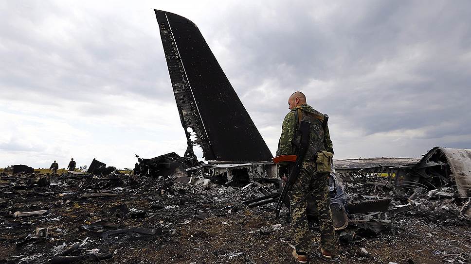 Как ополченцы сбили самолет с украинскими военными