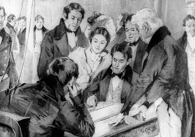 1840 год. Сэмюэл Морзе запатентовал телеграф