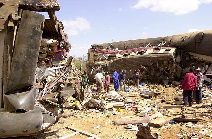 2002 год. В результате железнодорожной катастрофы в Танзании (крупнейшей за всю историю Африки) погиб 281 человек