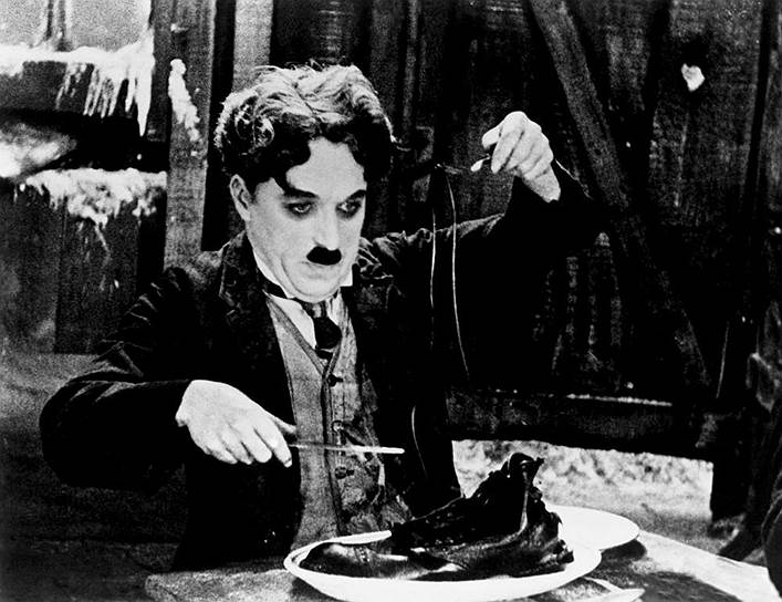1925 год. Премьера фильма Чарли Чаплина «Золотая лихорадка» в Голливуде