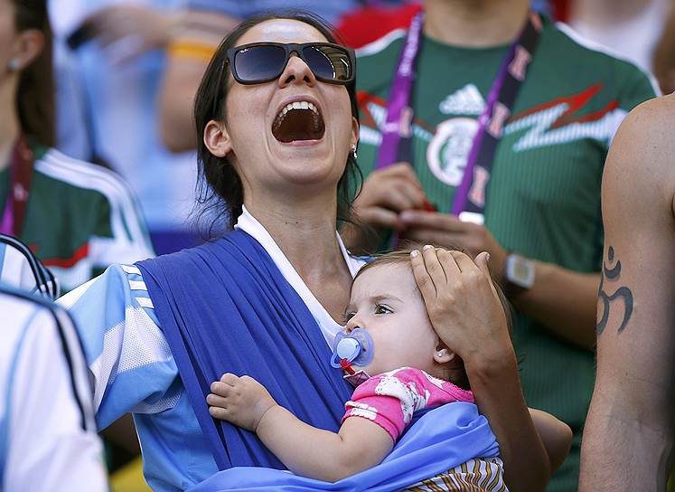 Фанатка сборной Аргентины
