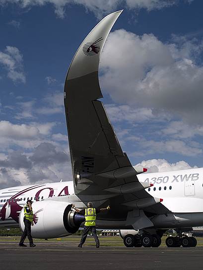 Пассажирский самолет Airbus A350 компании Qatar Airways