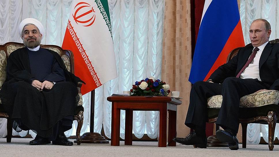 Президент Ирана Хасан Роухани и президент России Владимир Путин 