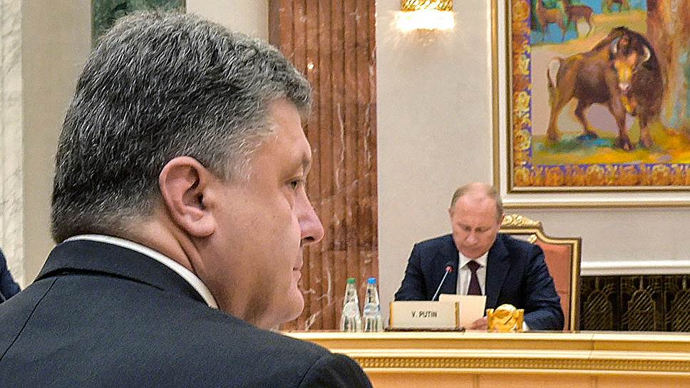 Как Владимир Путин и Петр Порошенко обсудили прекращение огня