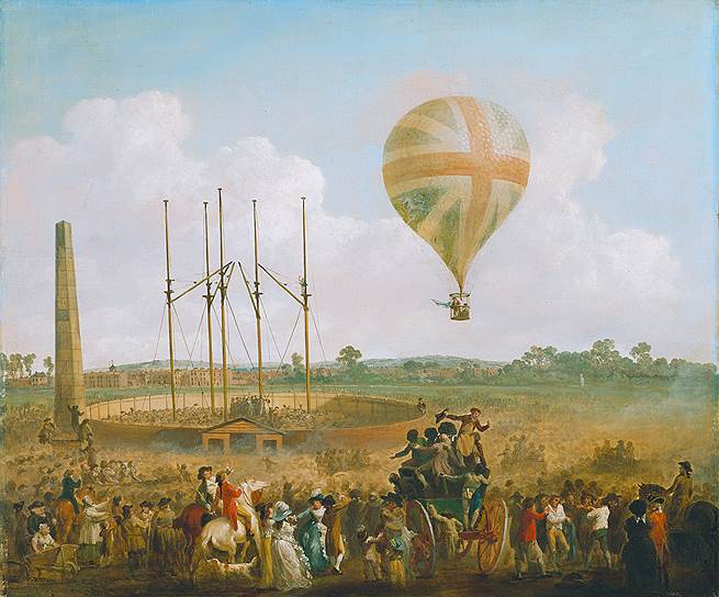 1784 год. В Лондоне Винченцо Лунарди совершил первый в Англии полет на воздушном шаре 