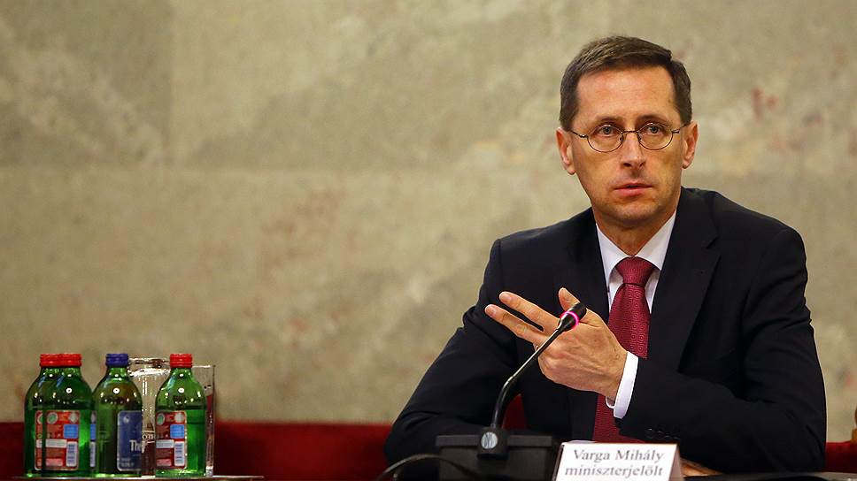 Министр экономики Венгрии Михай Варга 