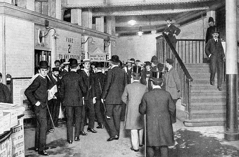 1890 год. В Лондоне открывается первая в мире подземная электрическая дорога — метро