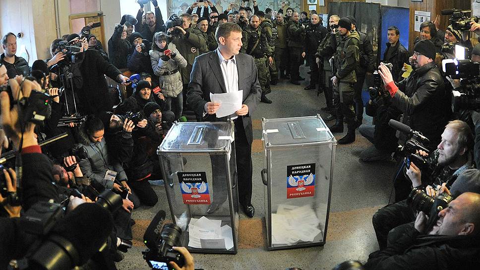 «В основном голосуют за Захарченко»