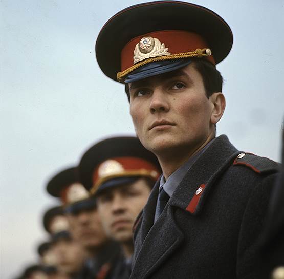 1974 год. Сотрудники московской милиции