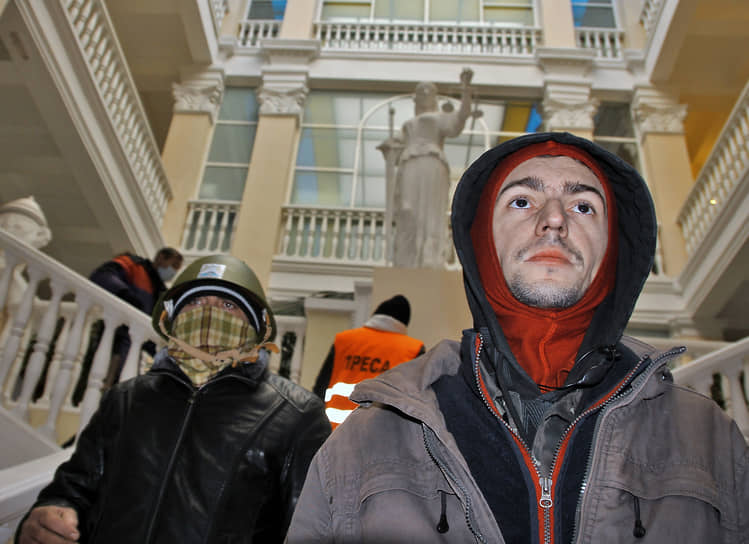 27 января. Захвачено одно из зданий Минюста Украины
