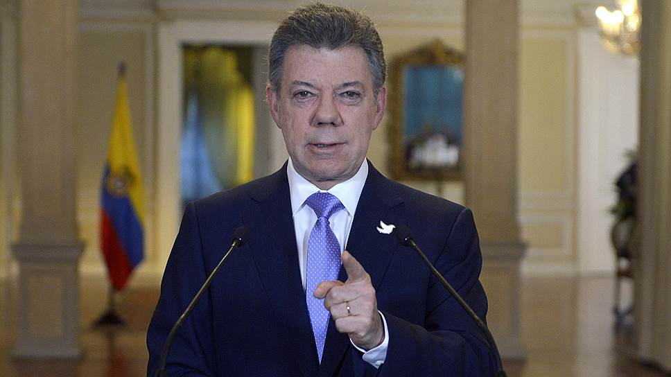 Президент Колумбии Хуан Мануэль Сантос