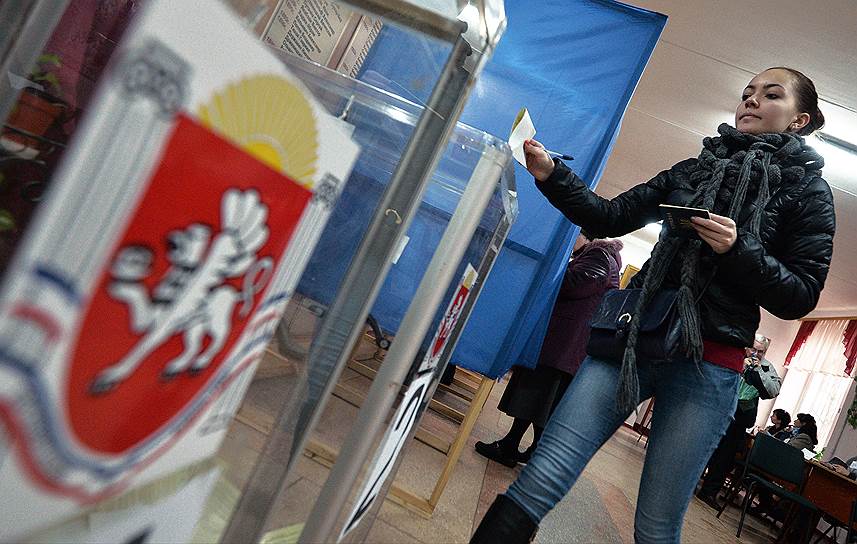 16 марта, по данным комиссии по проведению референдума, за вхождение республики в состав России в Крыму проголосовали 96,77% жителей